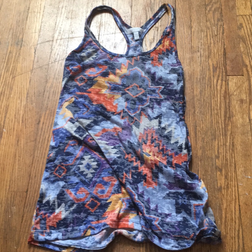 Multi coloured tank